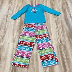 Sleepwear XS winter print fleece pajama with Fox